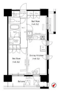 パークアクシス西船橋本郷町【3階】の間取り