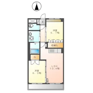 ベル ウッドⅠ【3階】の間取り