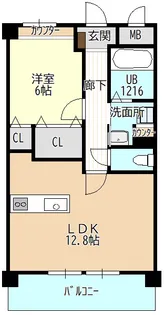 La・Fonte野萩(ラ・フォンテ野萩)【1階】の間取り