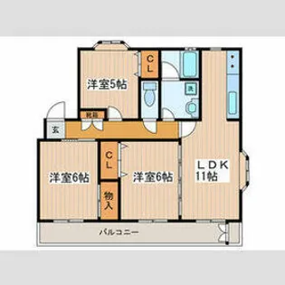 ソフィアガーデンⅢ【3階】の間取り