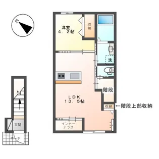 サンライズ【2階】の間取り