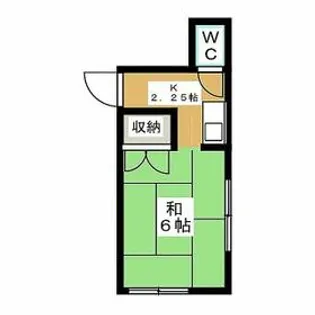 ロングハウス【203号室】の間取り