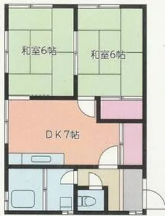 コーポユカ【1階】の間取り