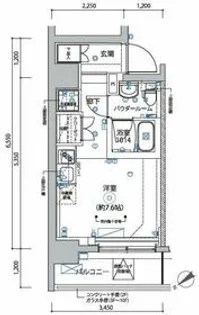 RELUXIA横濱反町【4階】の間取り