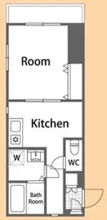 コーポナデシコⅡ【103号室】の間取り
