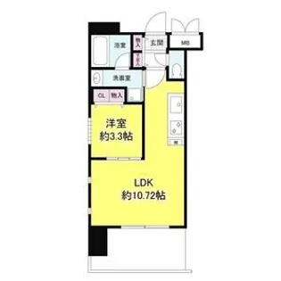 グランシス江坂【2階】の間取り