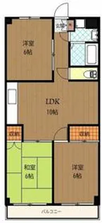 アクティーコーポ【3階】の間取り