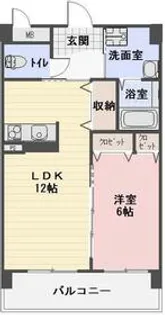 シャイン・ヴィレッジ【101号室】の間取り