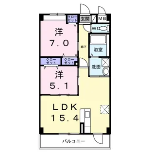 ミヤツカ8【3階】の間取り