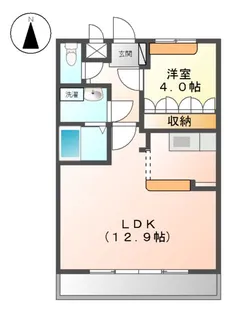 ビアンカーヤ【1階】の間取り