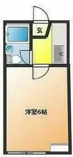 プラザ・ドゥ・リンド【102号室】の間取り