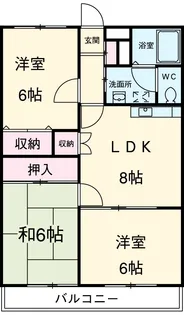 メゾン・ファミール【102号室】の間取り