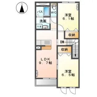 パークハイム【2階】の間取り