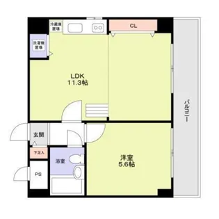 サークビルズ【7階】の間取り
