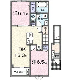 グレイス イケダ【2階】の間取り