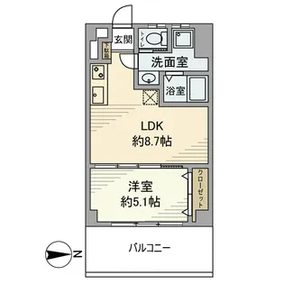 セントラルビル【4階】の間取り