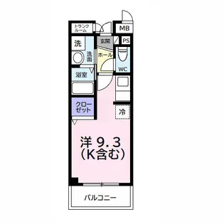ブリリアント姉崎【3階】の間取り