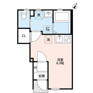 グランソフィア上福岡【1階】の間取り