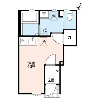 グランソフィア上福岡【1階】の間取り