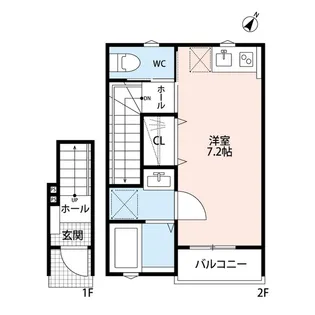 グランソフィア上福岡【2階】の間取り