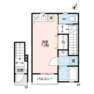 グランソフィア上福岡【2階】の間取り