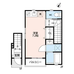 グランソフィア上福岡【2階】の間取り