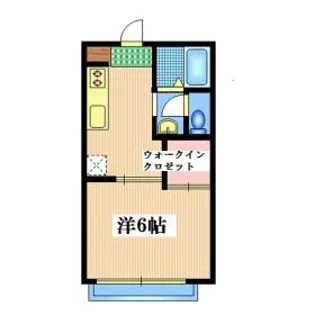 グリーンパレス小林【2階】の間取り