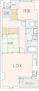 ナンカイ7【1階】の間取り