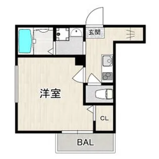 レーヴポルテ大成町【1階】の間取り