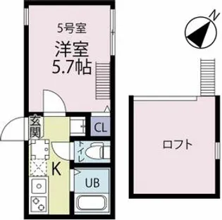 LIL GRANDE川崎【2階】の間取り