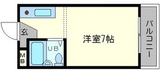 ソサエティ山手【1階】の間取り