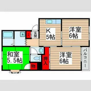 アルシュハルミNo.1【1階】の間取り