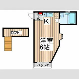 b′CASA千葉野田re−born【207号室】の間取り