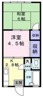 フェリーチェ【102号室】の間取り