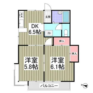 フェニックスⅡ【1階】の間取り