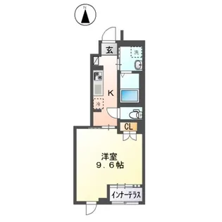 ラフィーネポルテ【1階】の間取り