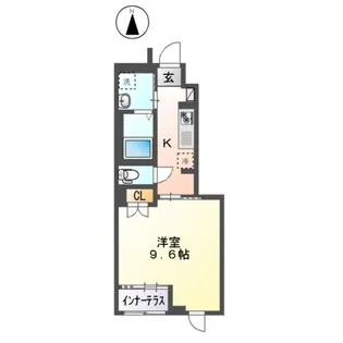ラフィーネポルテ【1階】の間取り