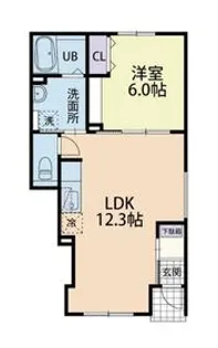Sun Casa 向日葵【1階】の間取り