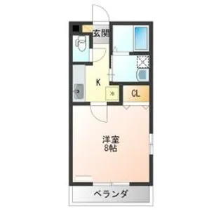 リバティ C【1階】の間取り