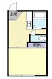 クロノス二俣川【1階】の間取り