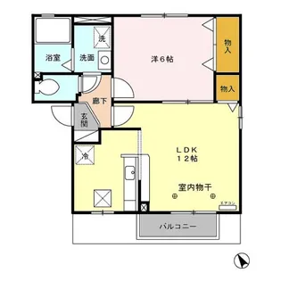 セジュールソフィア C【1階】の間取り