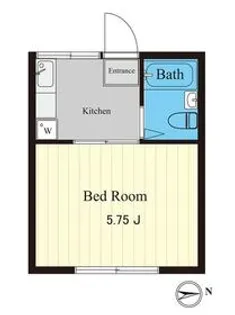 安藤ハイツ【201号室】の間取り