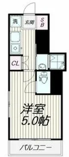杉田ハイツ 西大井【2階】の間取り
