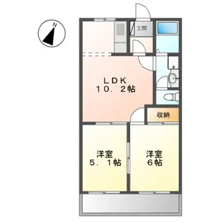 グランドパレス【2階】の間取り