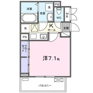 ヒカルサ熊谷曙町【1階】の間取り