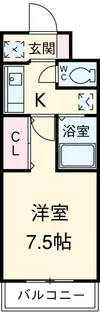 A・CITY熊味II【1階】の間取り