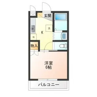 チーズコート【2階】の間取り