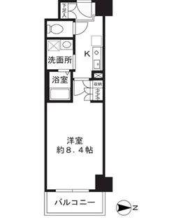 シャンピアコート茨木【0717号室】の間取り