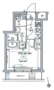 RELUXIA品川東大井【2階】の間取り
