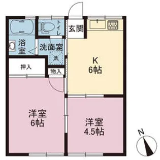 ハイム青木【2階】の間取り